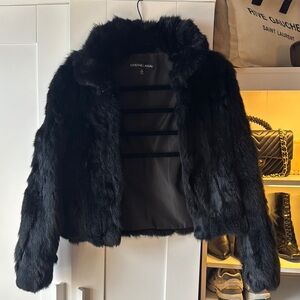 Real Rabbit Fur Coat